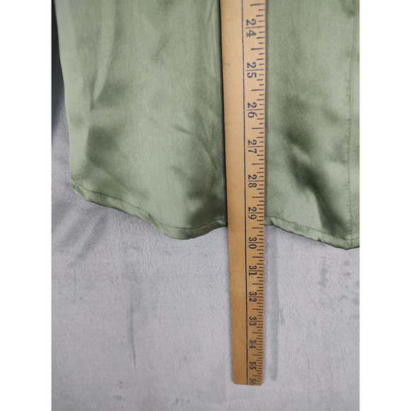 Rock & Roll Denim Western Style Button Up Shirt Sage Green XL - Picture 5 of 8